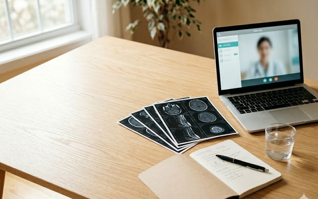 Online video consultation for a surgical second opinion with Dr Ameet Kumar