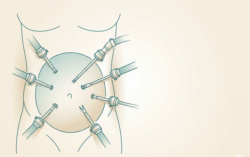 Dr Ameet Kumar performing keyhole bariatric surgery, Bangalore